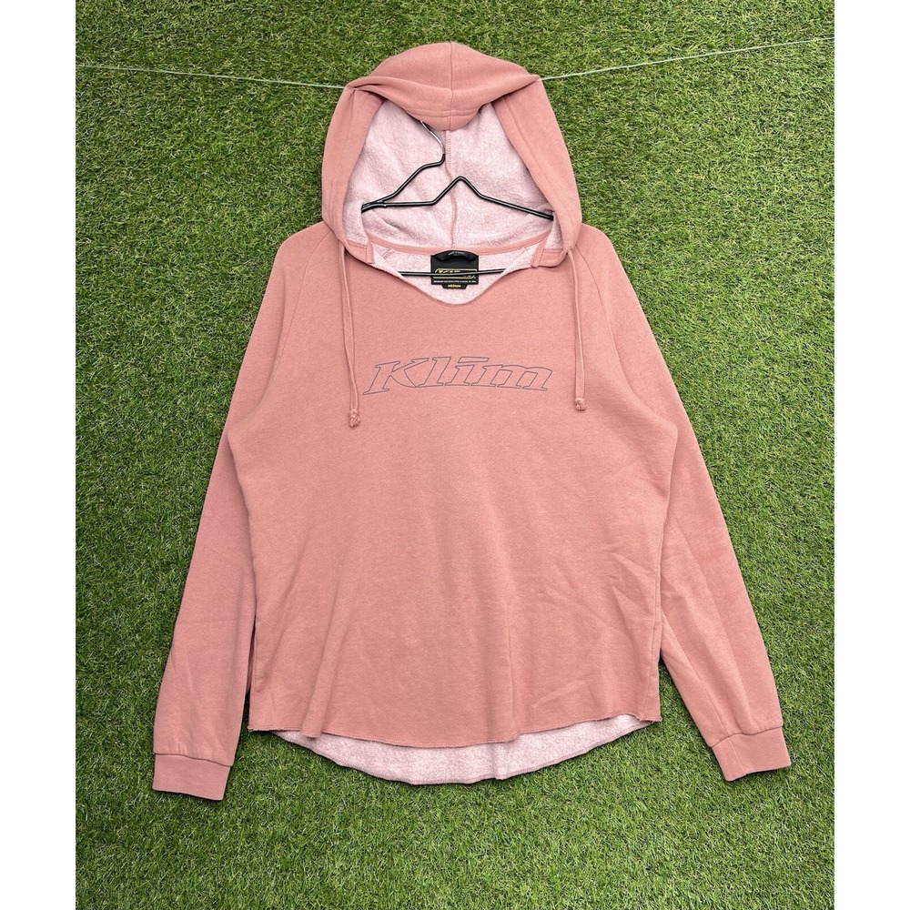 KLIM Hoodie Womens Medium Huntley Pullover Raspberry-Asphalt Pink Honda Sports